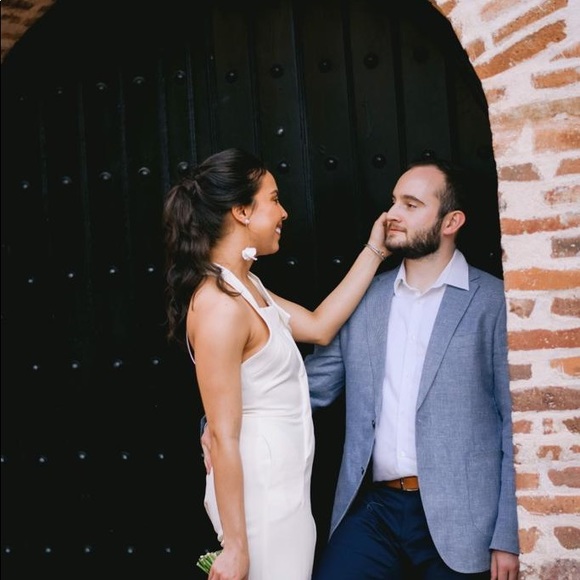 AQAQ white jumpsuit - Picture 3 of 7